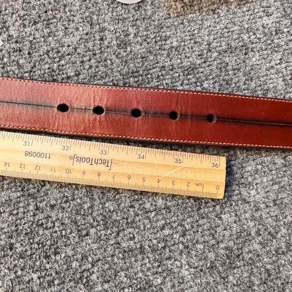 Ariat Leather Belt Womens 34 Red Ombre Western Equestrian Brass Buckle 10007055 main image 4